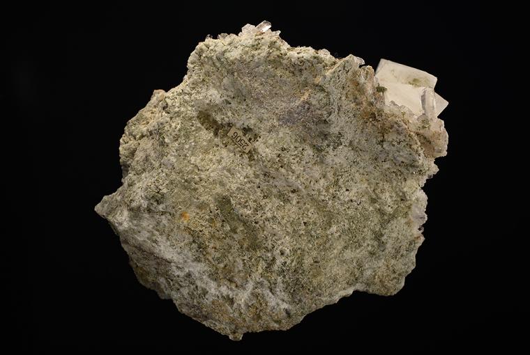 ORTHOCLASE var. Adularia on QUARTZ